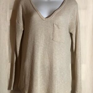 Cozy Beige Knit Sweater